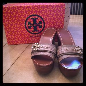 Tory Burch Wedges LIKE NEW